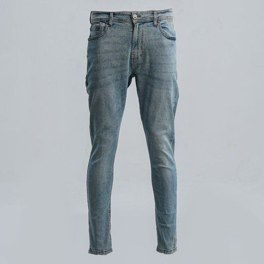 MENS DENIM LONG PANT-BLUE