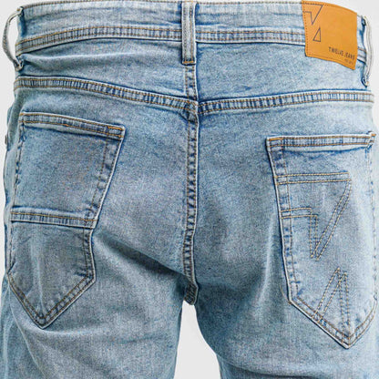 MENS DENIM LONG PANT-BLUE