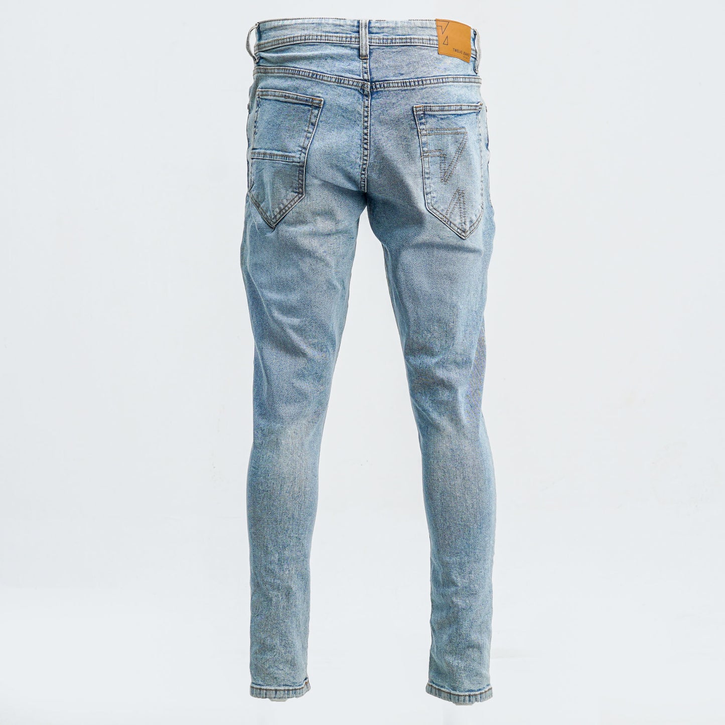 MENS DENIM LONG PANT-BLUE