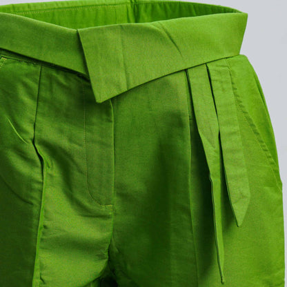 Womens  Parrot Green Workwear Bottom