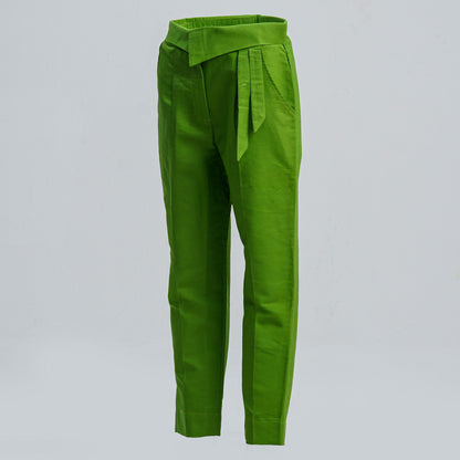 Womens  Parrot Green Workwear Bottom