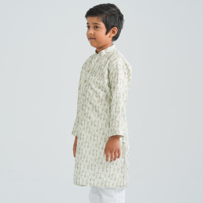 Boy's Green Panjabi