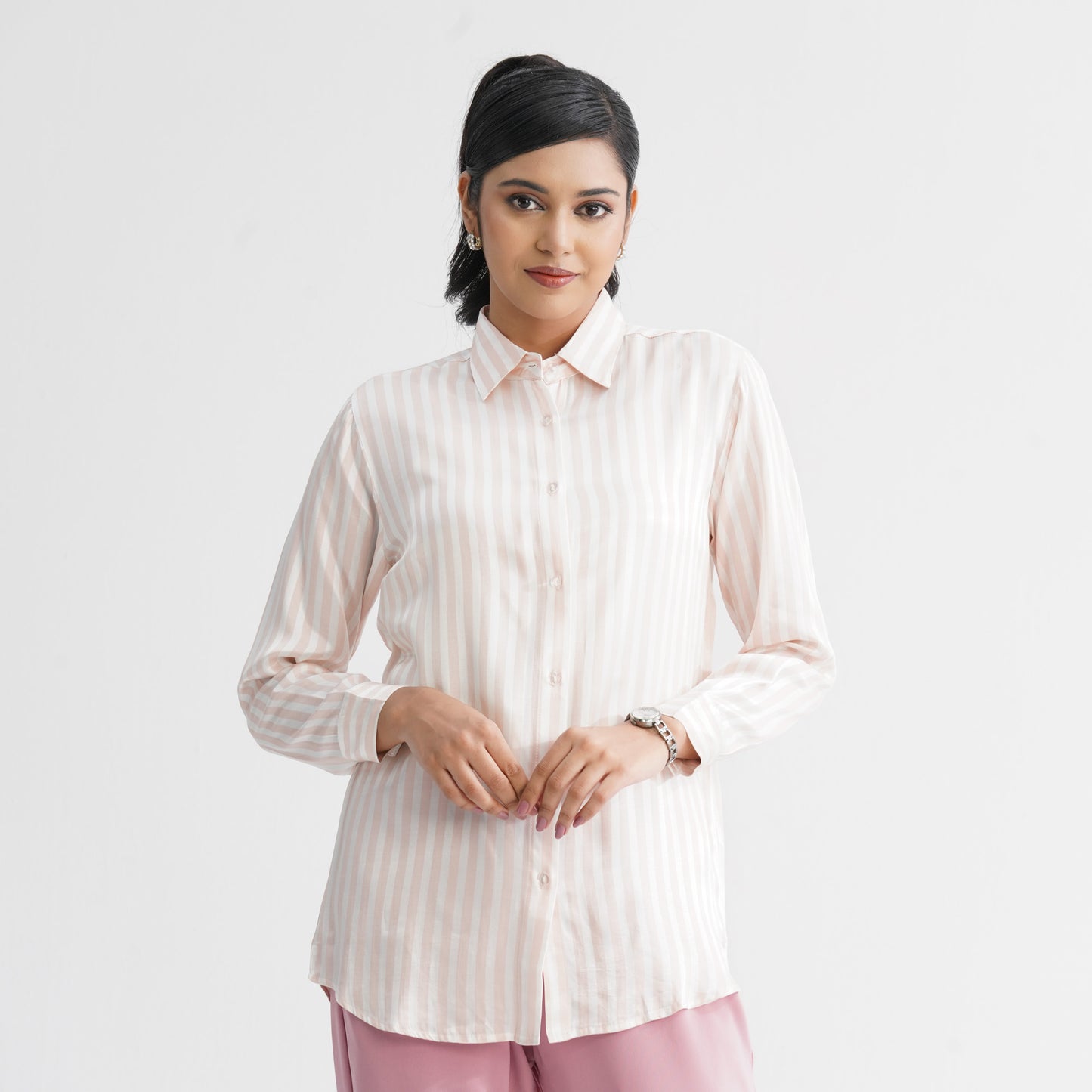 Women’s Pink Stripe Shirt
