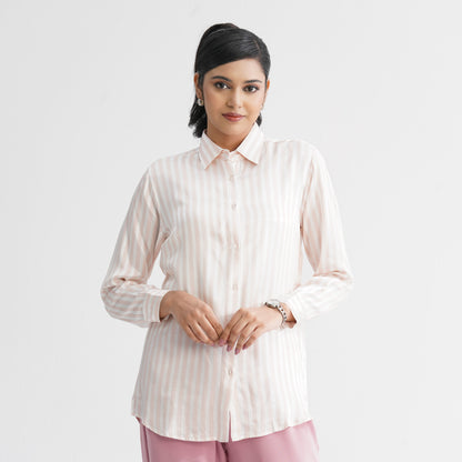 Women’s Pink Stripe Shirt