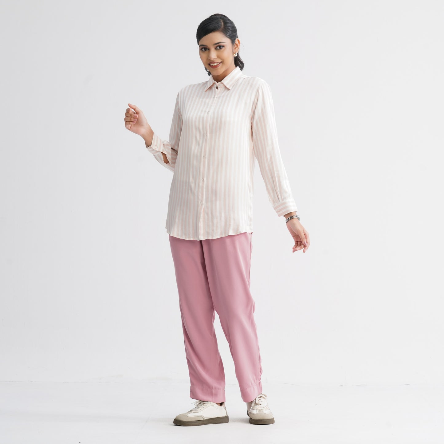 Women’s Pink Stripe Shirt