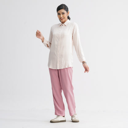 Women’s Pink Stripe Shirt
