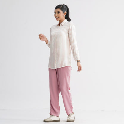 Women’s Pink Stripe Shirt