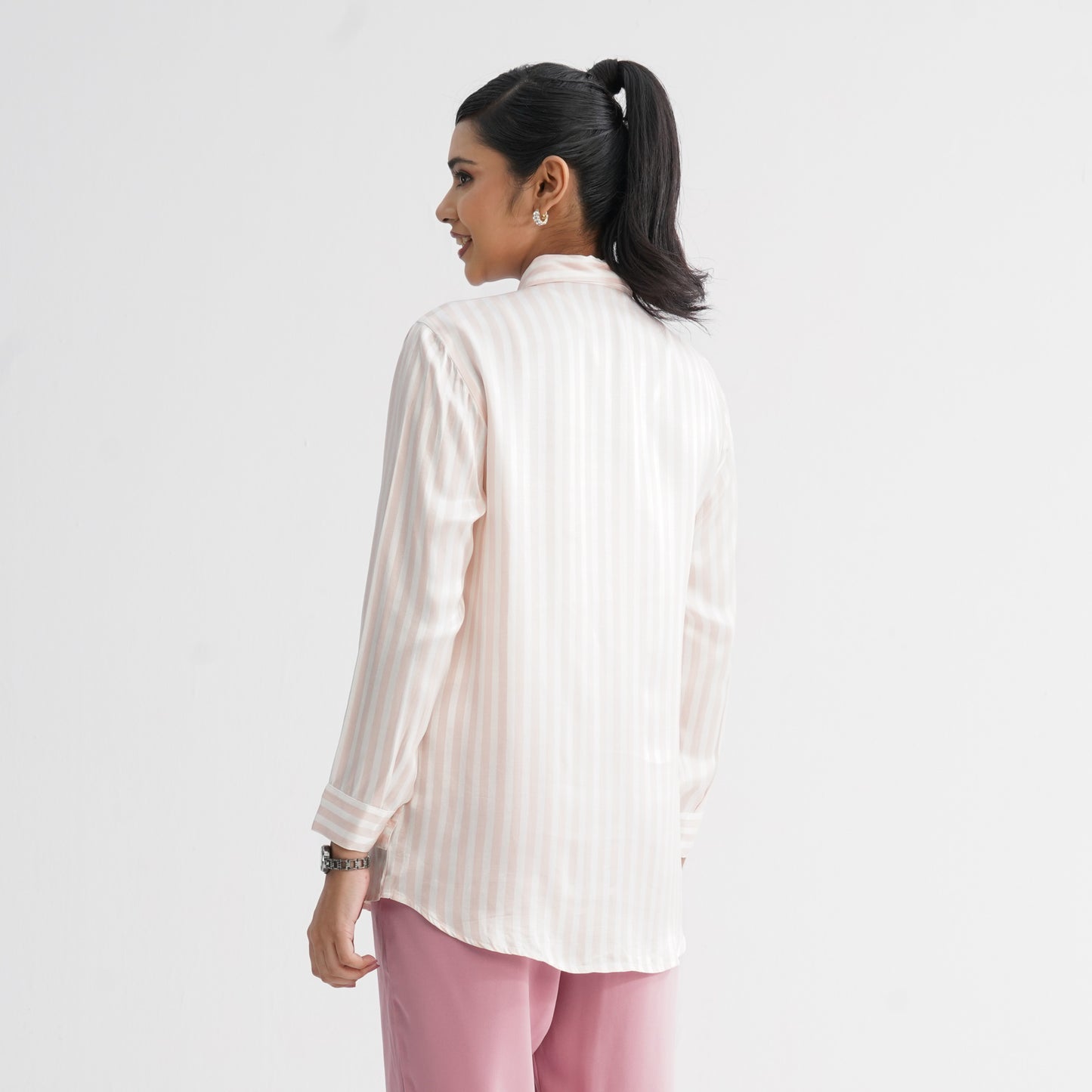 Women’s Pink Stripe Shirt