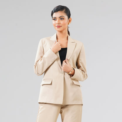 Women's Beige Blazer