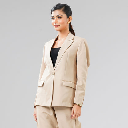 Women's Beige Blazer