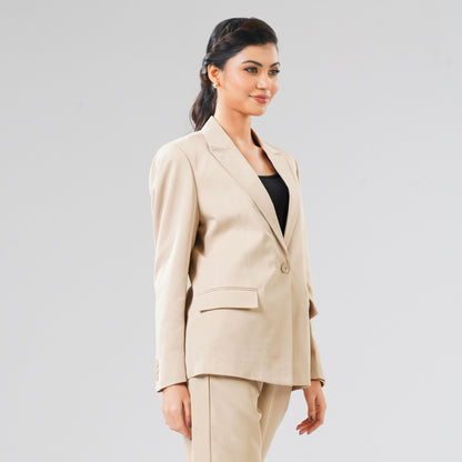 Women's Beige Blazer