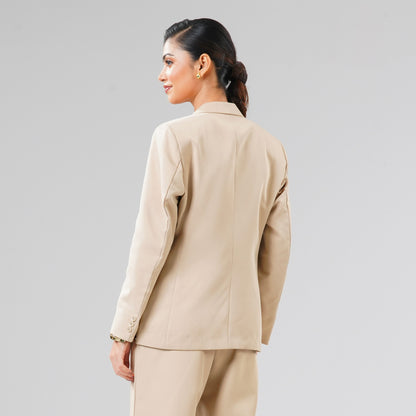 Women's Beige Blazer