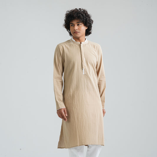 Mens Camel Basic Panjabi