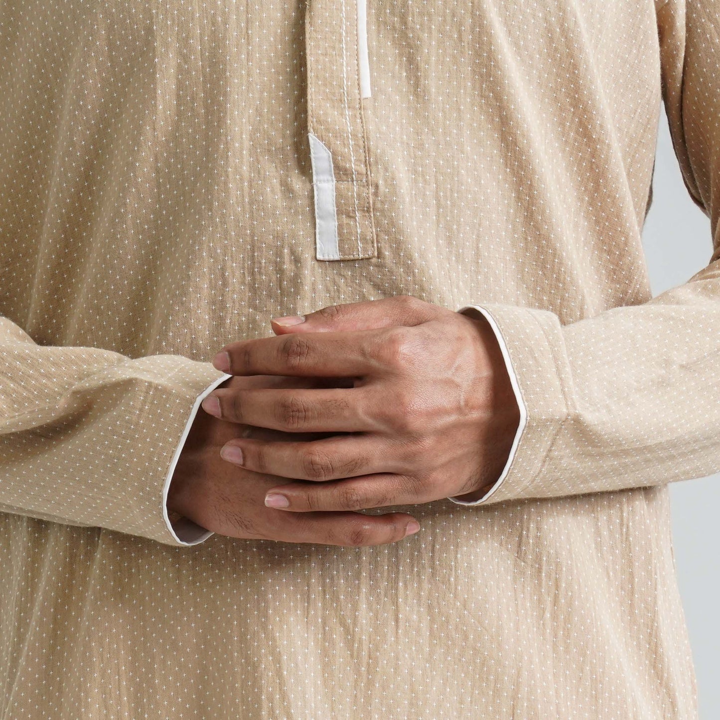 Mens Camel Basic Panjabi