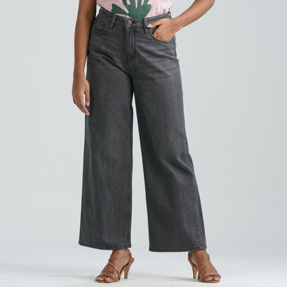 Women's Denim Wide Leg Pant