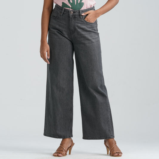 Women's Denim Wide Leg Pant