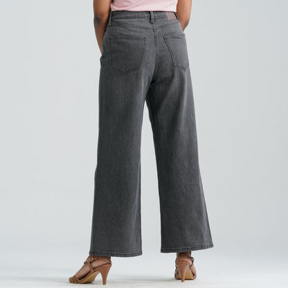 Women's Denim Wide Leg Pant