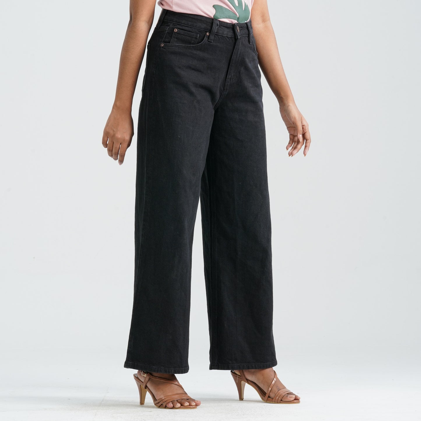 Women's Denim Wide Leg Pant