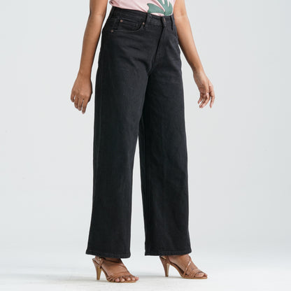 Women's Denim Wide Leg Pant