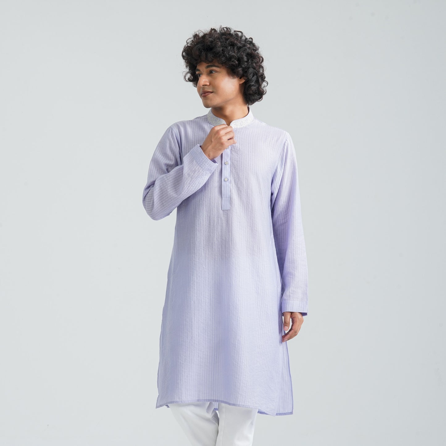 Men's Purple Panjabi