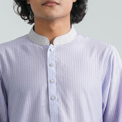 Men's Purple Panjabi