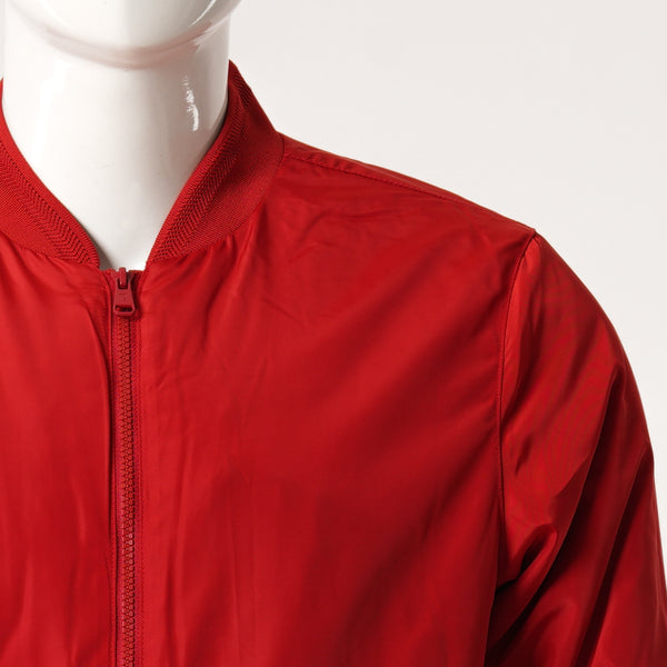 Mens Red Bomber Jacket