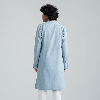 Men's Sky Blue Panjabi