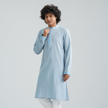 Men's Sky Blue Panjabi