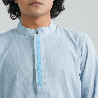 Men's Sky Blue Panjabi