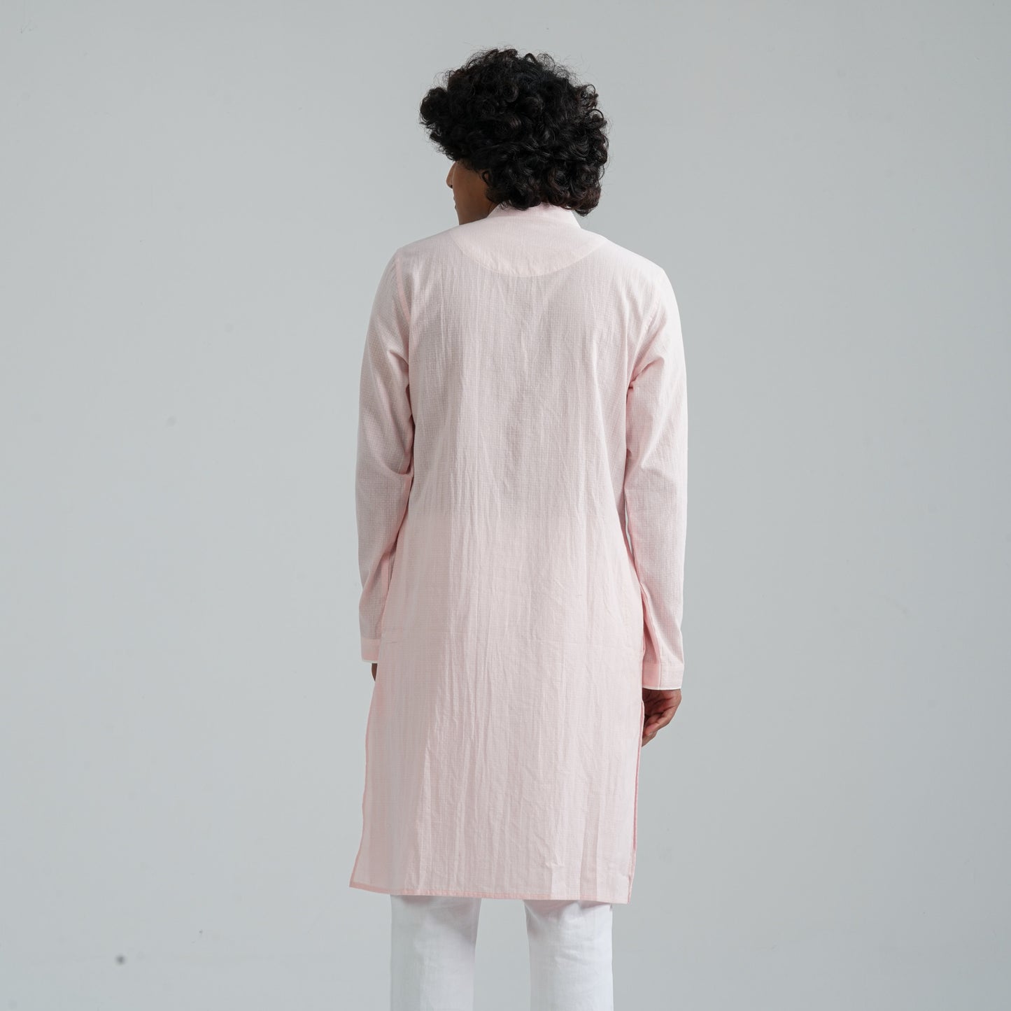 Men's Pastel Pink Panjabi