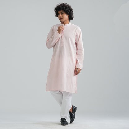 Men's Pastel Pink Panjabi