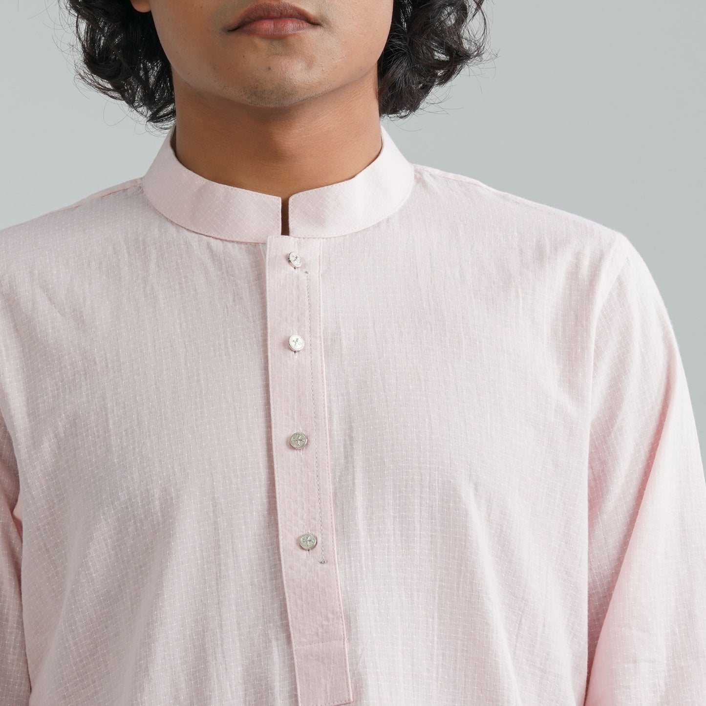 Men's Pastel Pink Panjabi