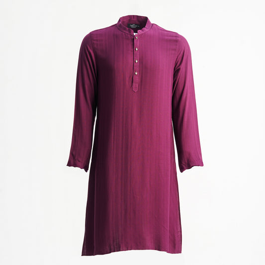 Mens Violet Basic Panjabi