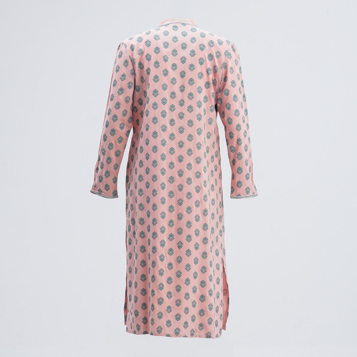 Women Peach Printed Kurti