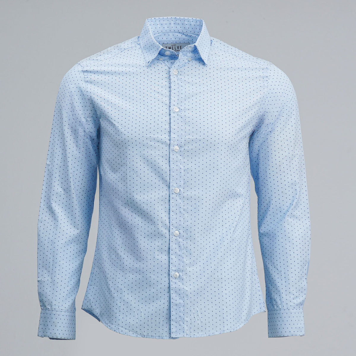 Mens Sky Blue Formal Shirt