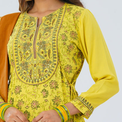 Women’s Viscose Three Piece Ethnic Set