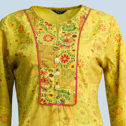 Women's Mustard Kurti