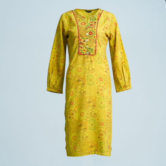 Women's Mustard Kurti