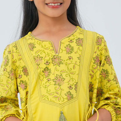 Girl's Viscose Two Piece Set