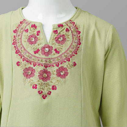 Girls Green Two Piece Set