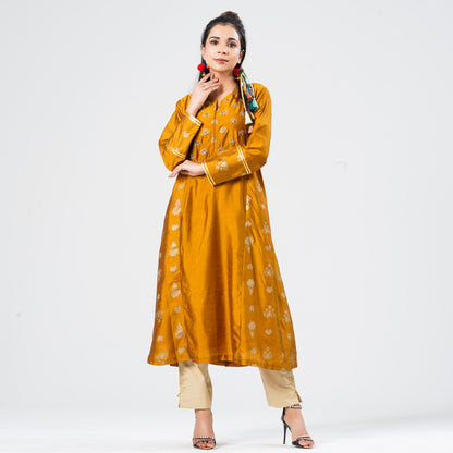 Women’s Double-Layer Silk Kurti