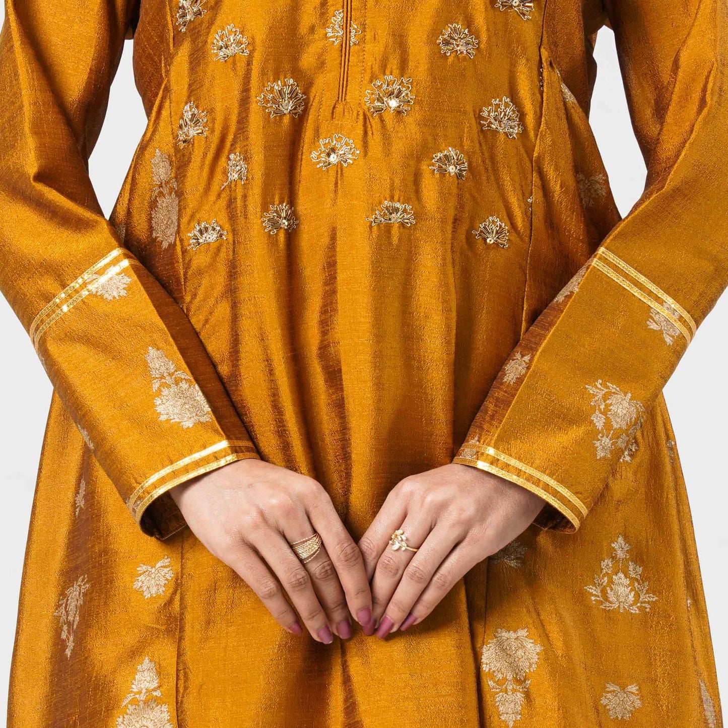 Women’s Double-Layer Silk Kurti