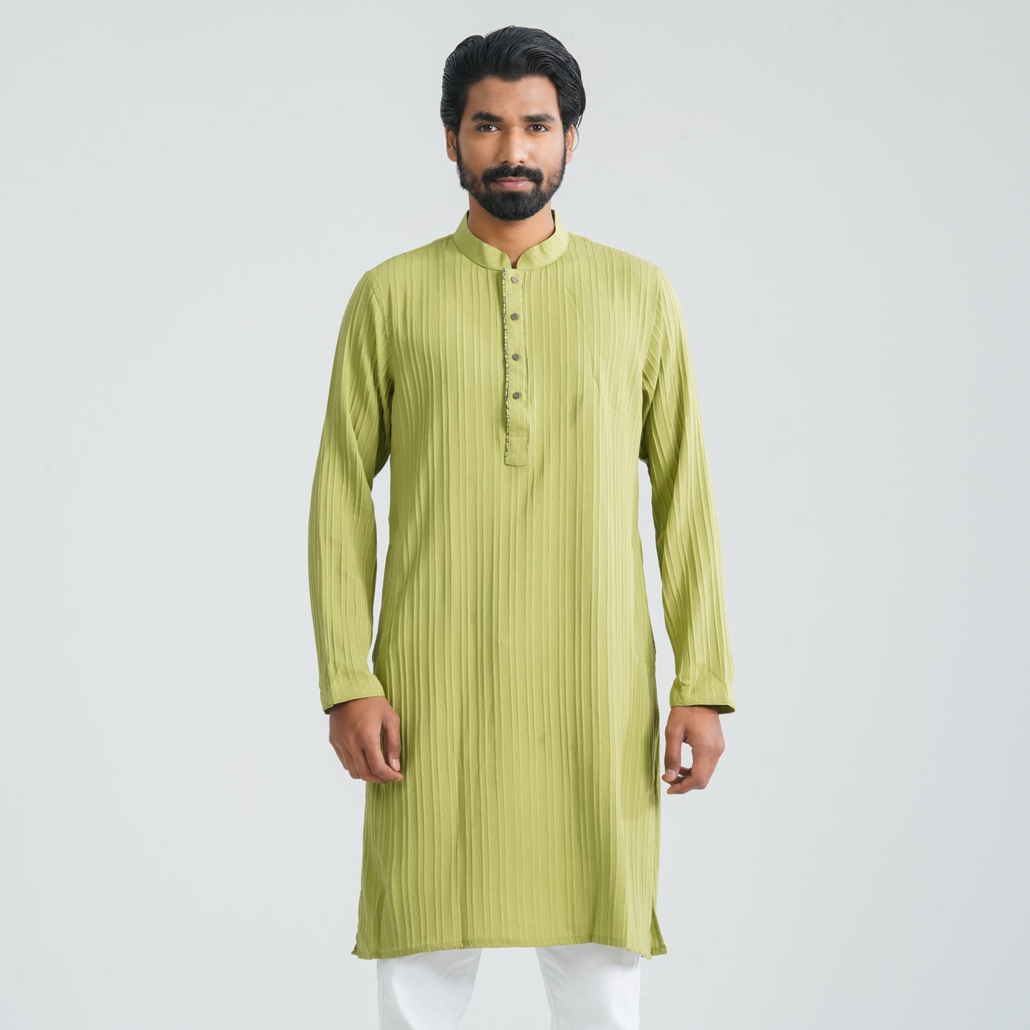 Mens Green Basic Panjabi