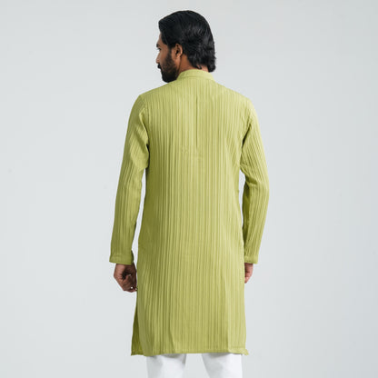 Mens Green Basic Panjabi