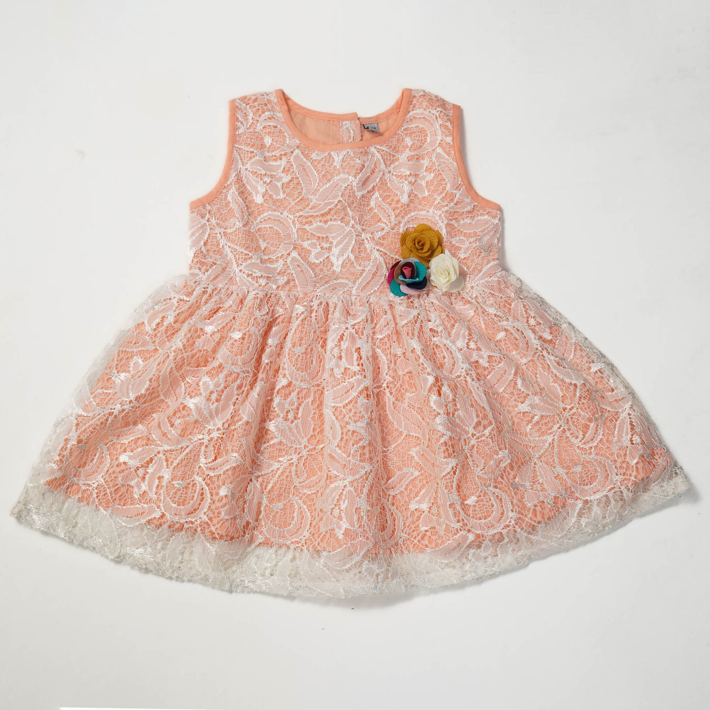 New Born Pink Girls Frock