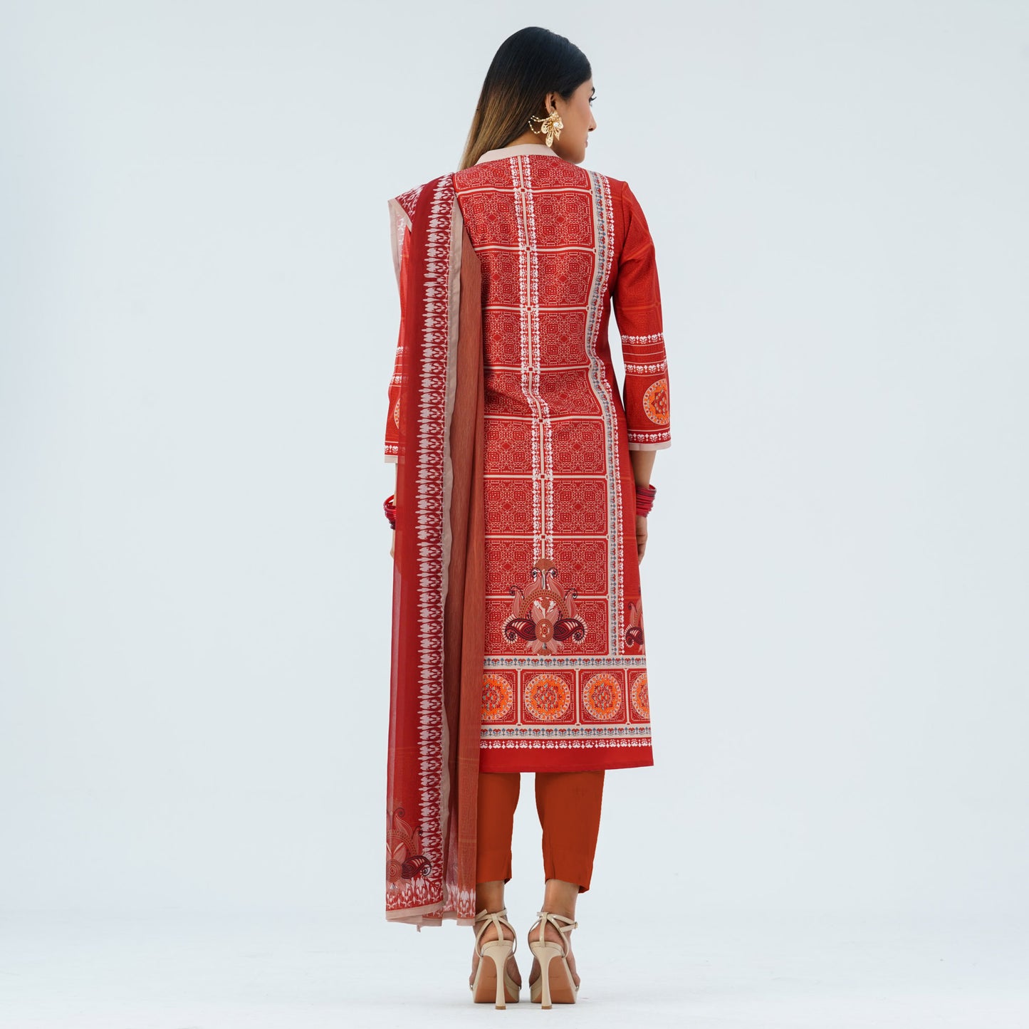 Women’s Maroon Three Piece Set