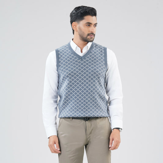 Men's Grey Sweater Vest