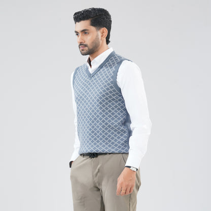 Men's Grey Sweater Vest