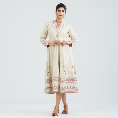 Women Cotton Kalidar Dress