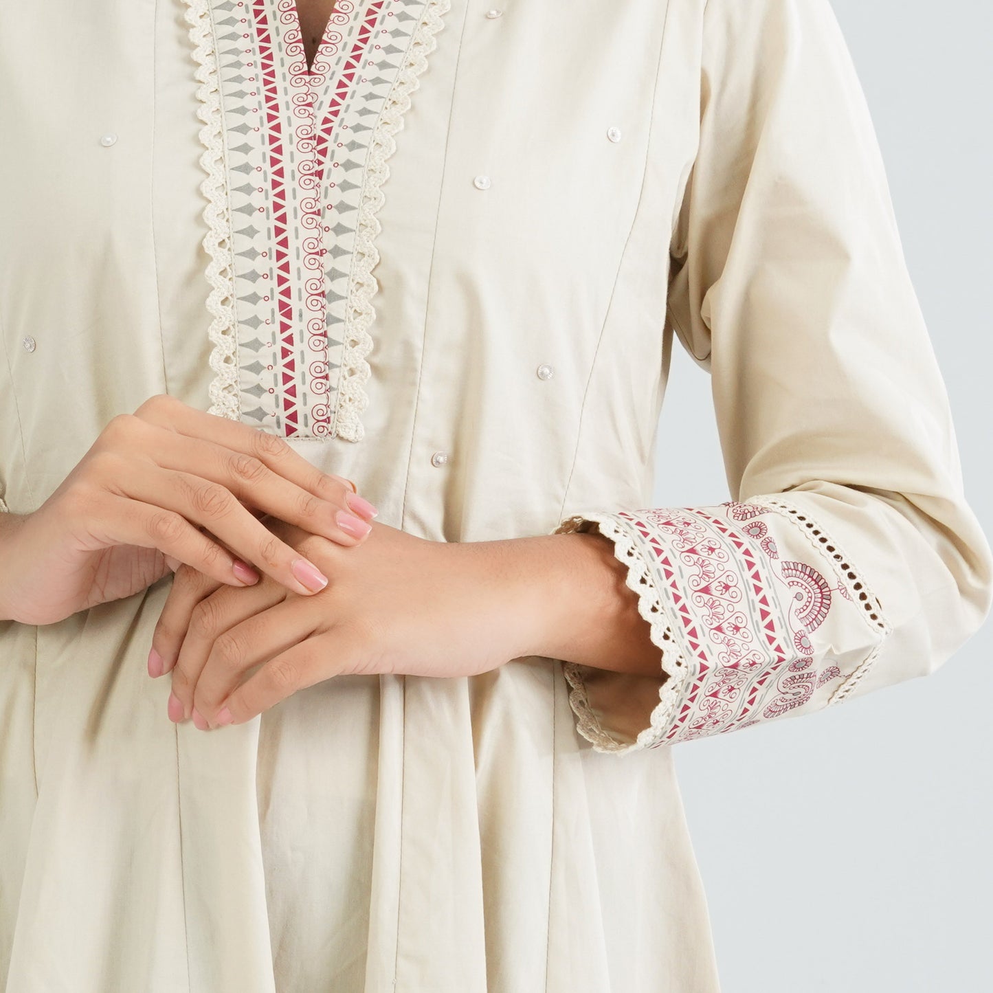 Women Cotton Kalidar Dress